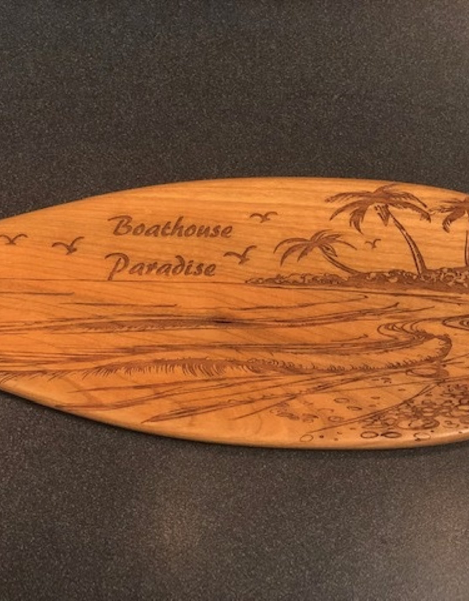 Unique Custom Paddles BOATHOUSE PARADISE PADDLE