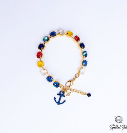 THE SPARKLED SHELL SY BH NAUTICAL BRACELET