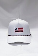 IMPERIAL BH Flag Patch Cap White