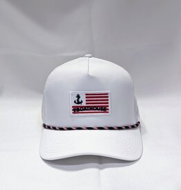 BH Flag Patch Cap White