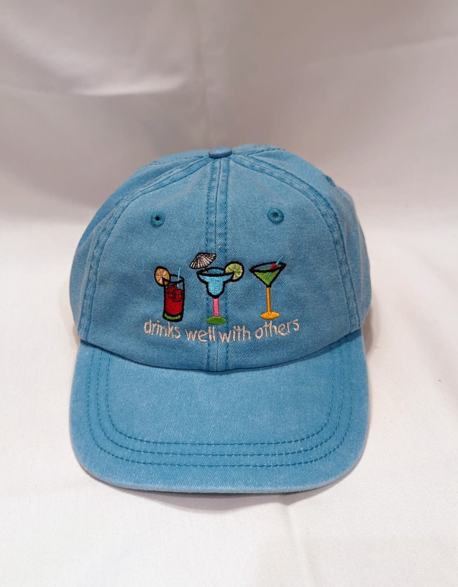 DRINKS WELL WITH OTHERS HAT AQUA