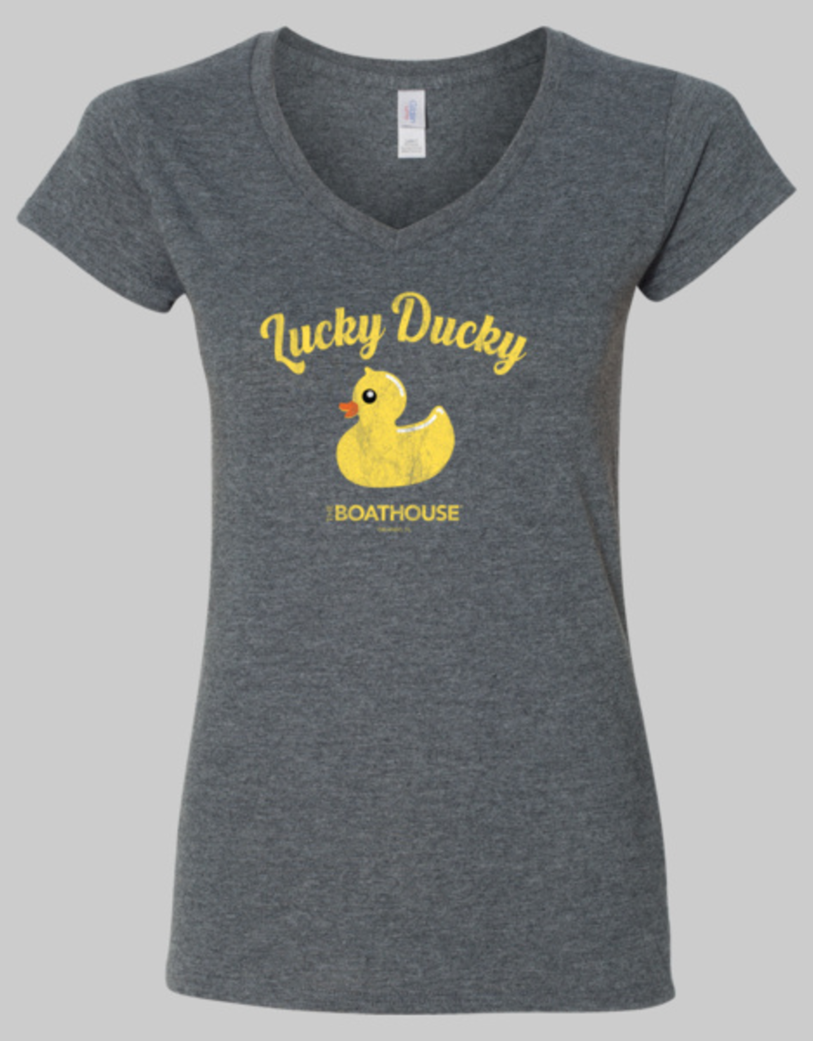 The Idea Girl LUCKY DUCK V NECK - WOMENS