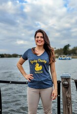 The Idea Girl LUCKY DUCK V NECK - WOMENS