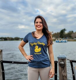 The Idea Girl LUCKY DUCK V NECK - WOMENS