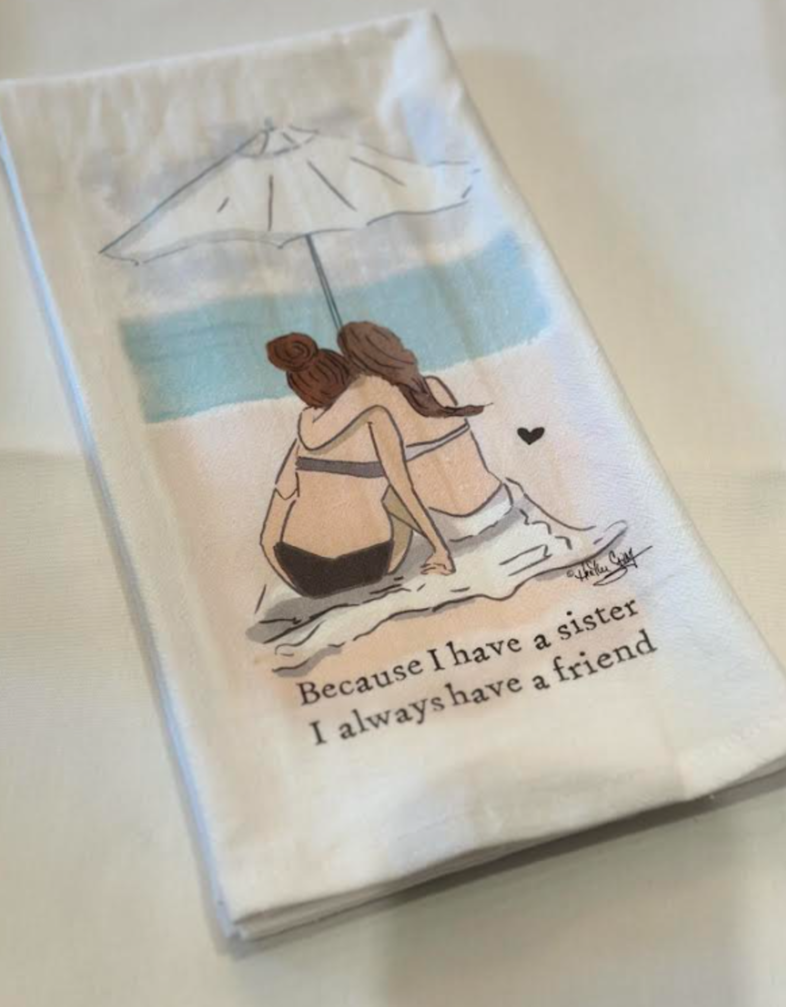 CJ BELLA CJ TOWEL BECAUSE I HAVE A SISTER