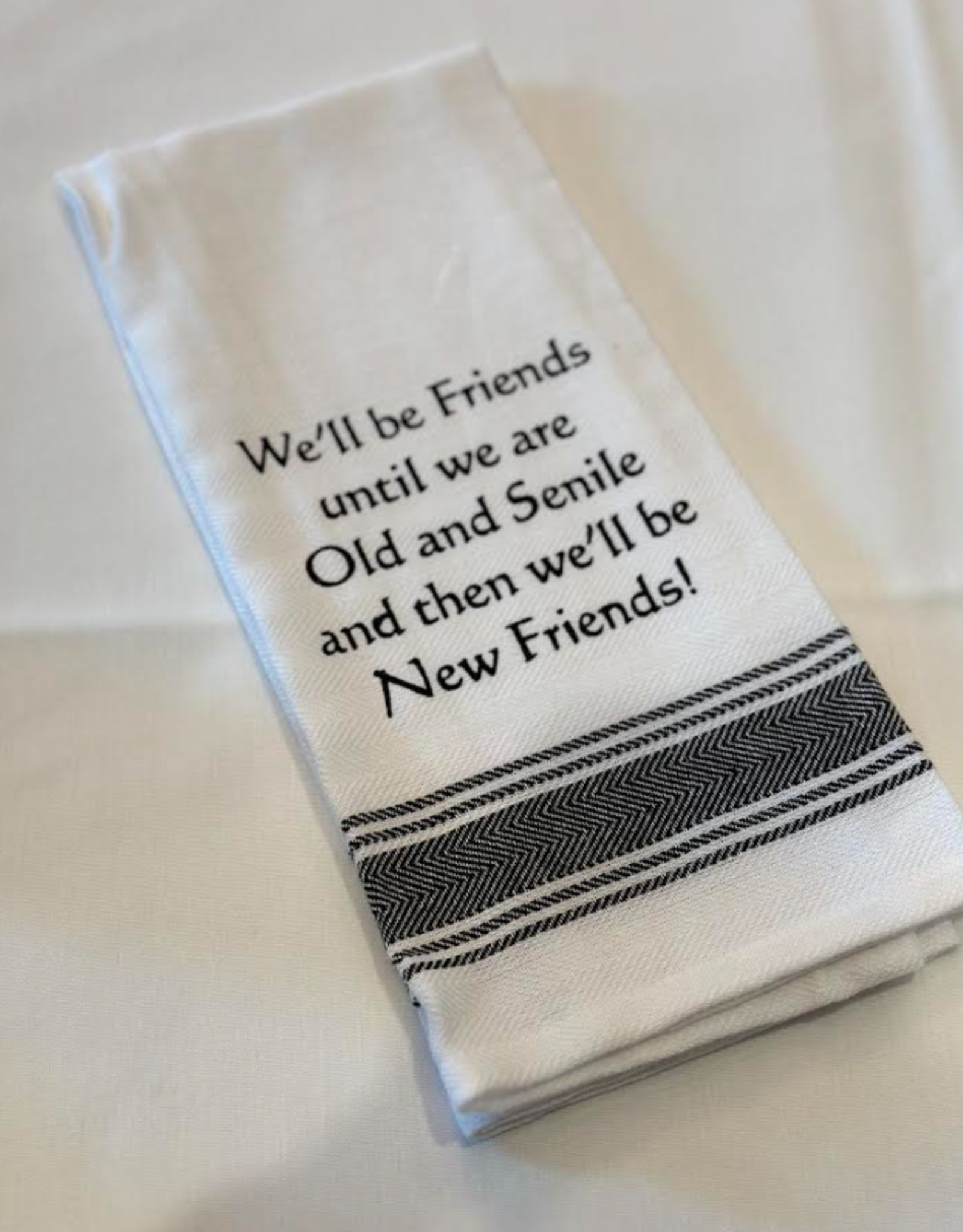 WILD HARE DESIGNS WH TOWEL FRIENDS OLD AND SENILE