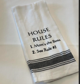 WILD HARE DESIGNS WH TOWEL HOUSE RULES