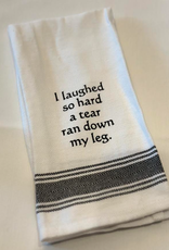 WILD HARE DESIGNS WH TOWEL LAUGH SO HARD