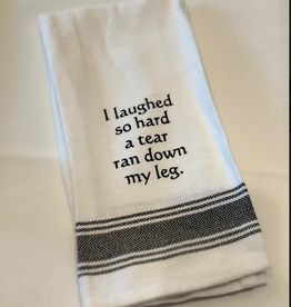 WILD HARE DESIGNS WH TOWEL LAUGH SO HARD