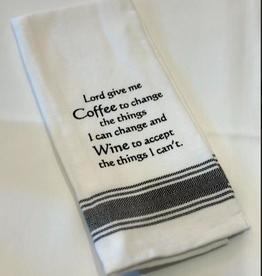 WILD HARE DESIGNS WH TOWEL LORD GIVE ME COFFEE