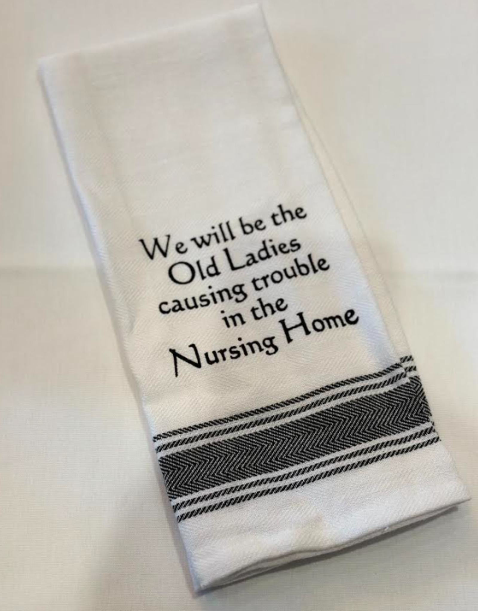 WILD HARE DESIGNS WH TOWEL OLD LADIES NURSING