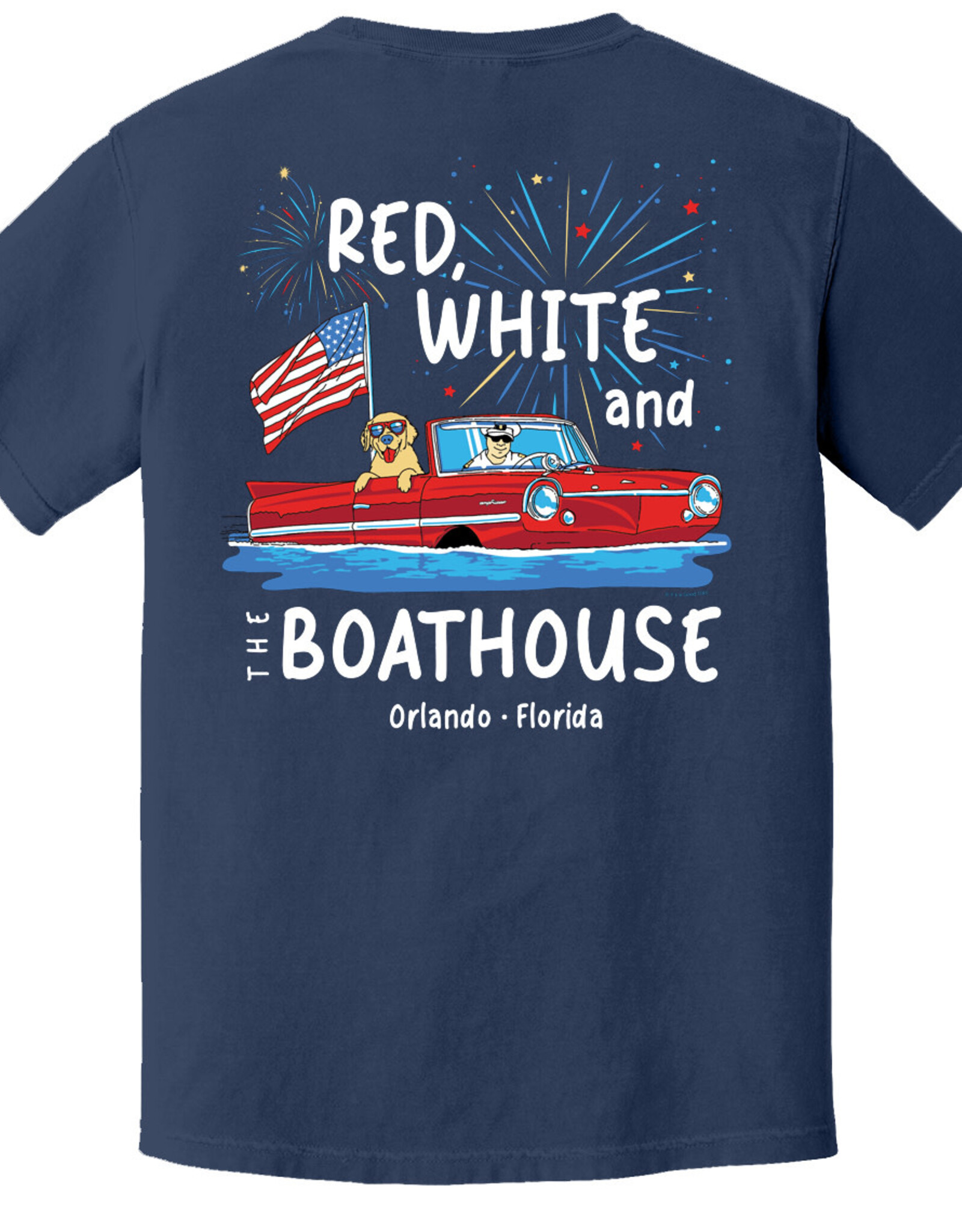 API Source RED, WHITE, BOATHOUSE TEE