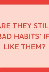 IAMTRA/DRINKS ON ME ID BAD HABITS COASTER