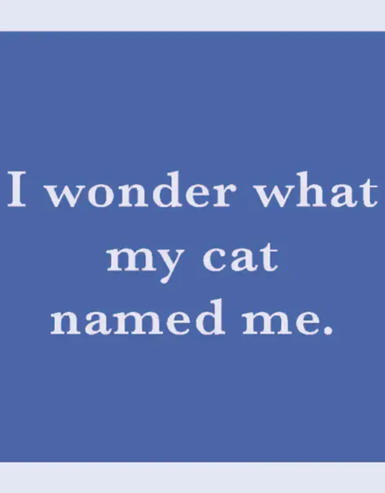 IAMTRA/DRINKS ON ME ID CAT NAMED ME COASTER