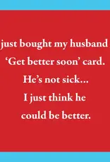 IAMTRA/DRINKS ON ME ID GET BETTER SOON COASTER