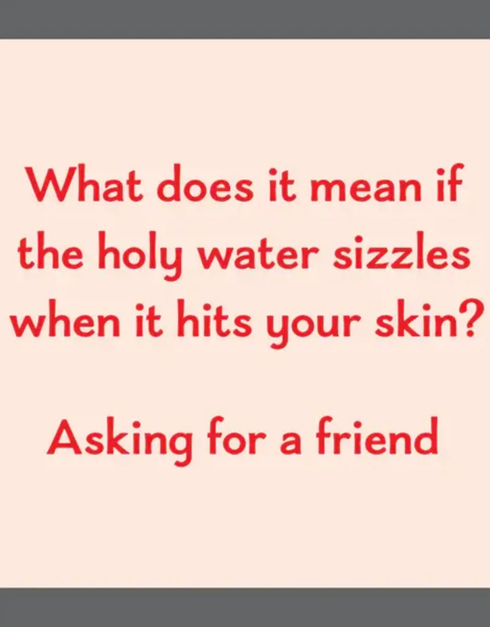 IAMTRA/DRINKS ON ME ID HOLY WATER COASTER