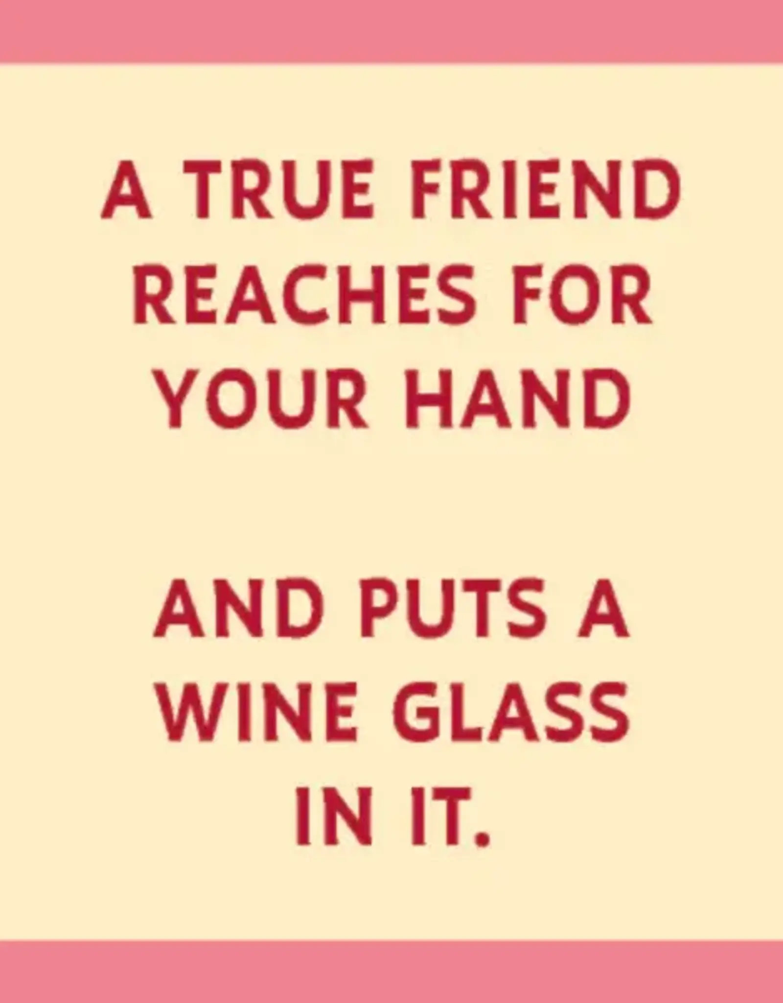 IAMTRA/DRINKS ON ME ID PUT A WINE GLASS IN IT COASTER