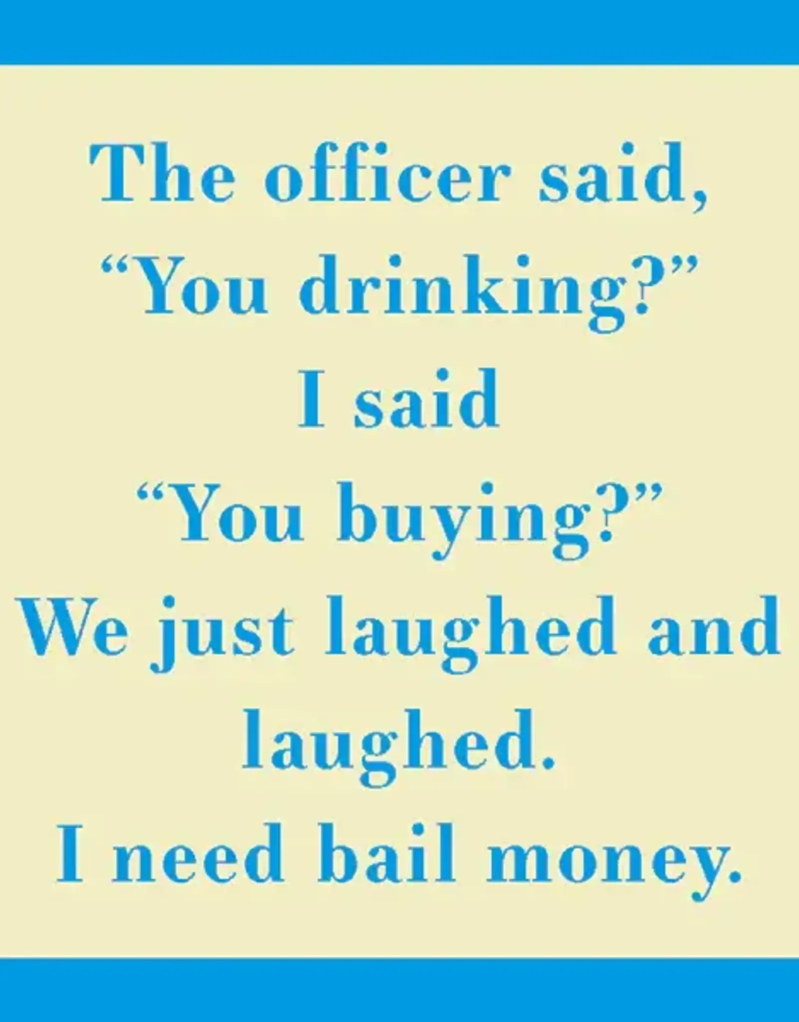 IAMTRA/DRINKS ON ME ID YOU DRINKING COASTER