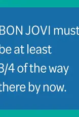 IAMTRA/DRINKS ON ME ID COASTER  BON JOVI