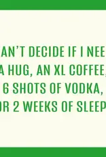 IAMTRA/DRINKS ON ME ID COASTER  CAN'T DECIDE
