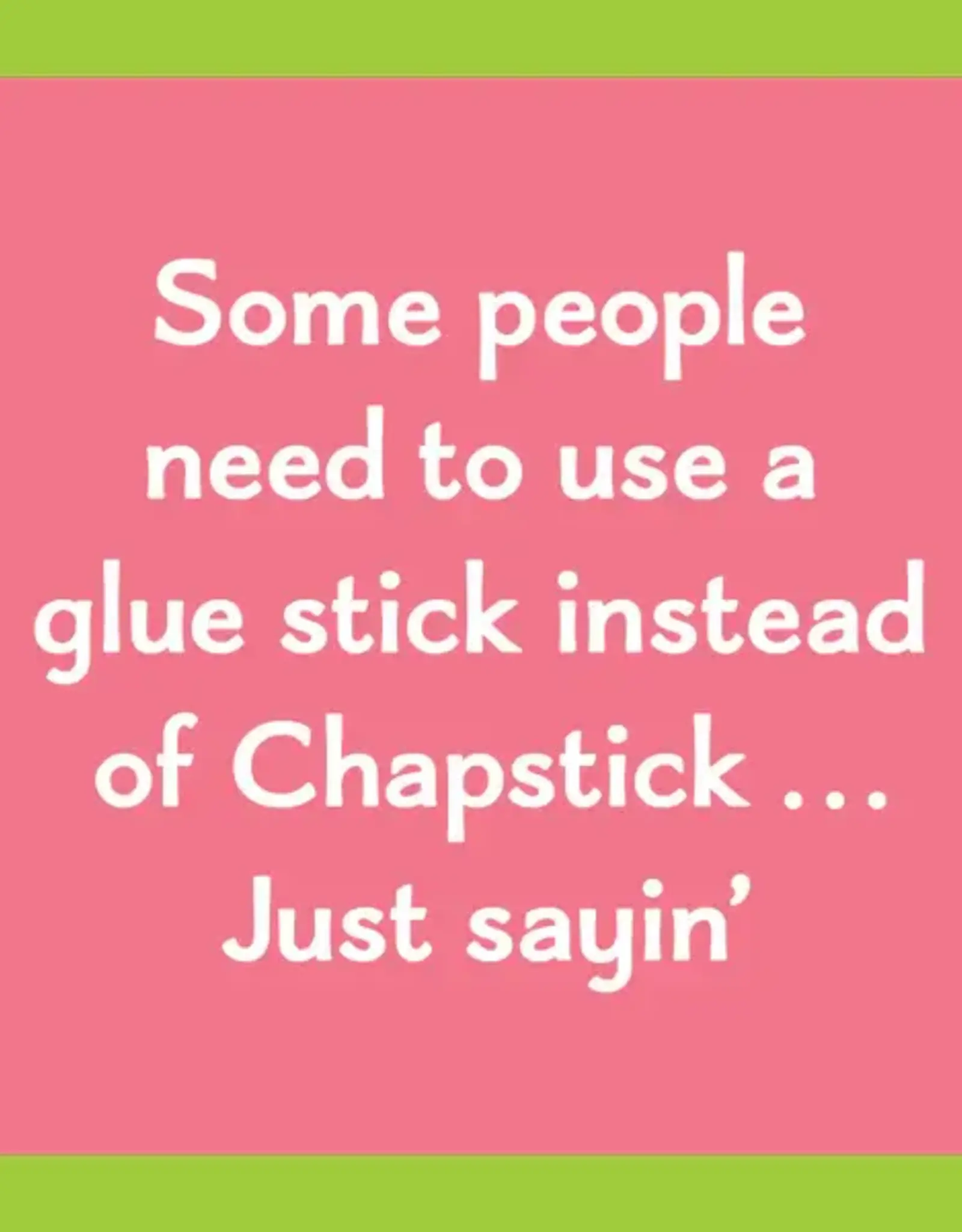 IAMTRA/DRINKS ON ME ID COASTER  CHAPSTICK
