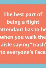 IAMTRA/DRINKS ON ME ID COASTER  FLIGHT ATTENDANT