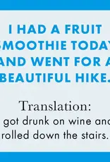 IAMTRA/DRINKS ON ME ID COASTER  FRUIT SMOOTHIE