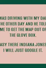 IAMTRA/DRINKS ON ME ID COASTER  INDIANA JONES