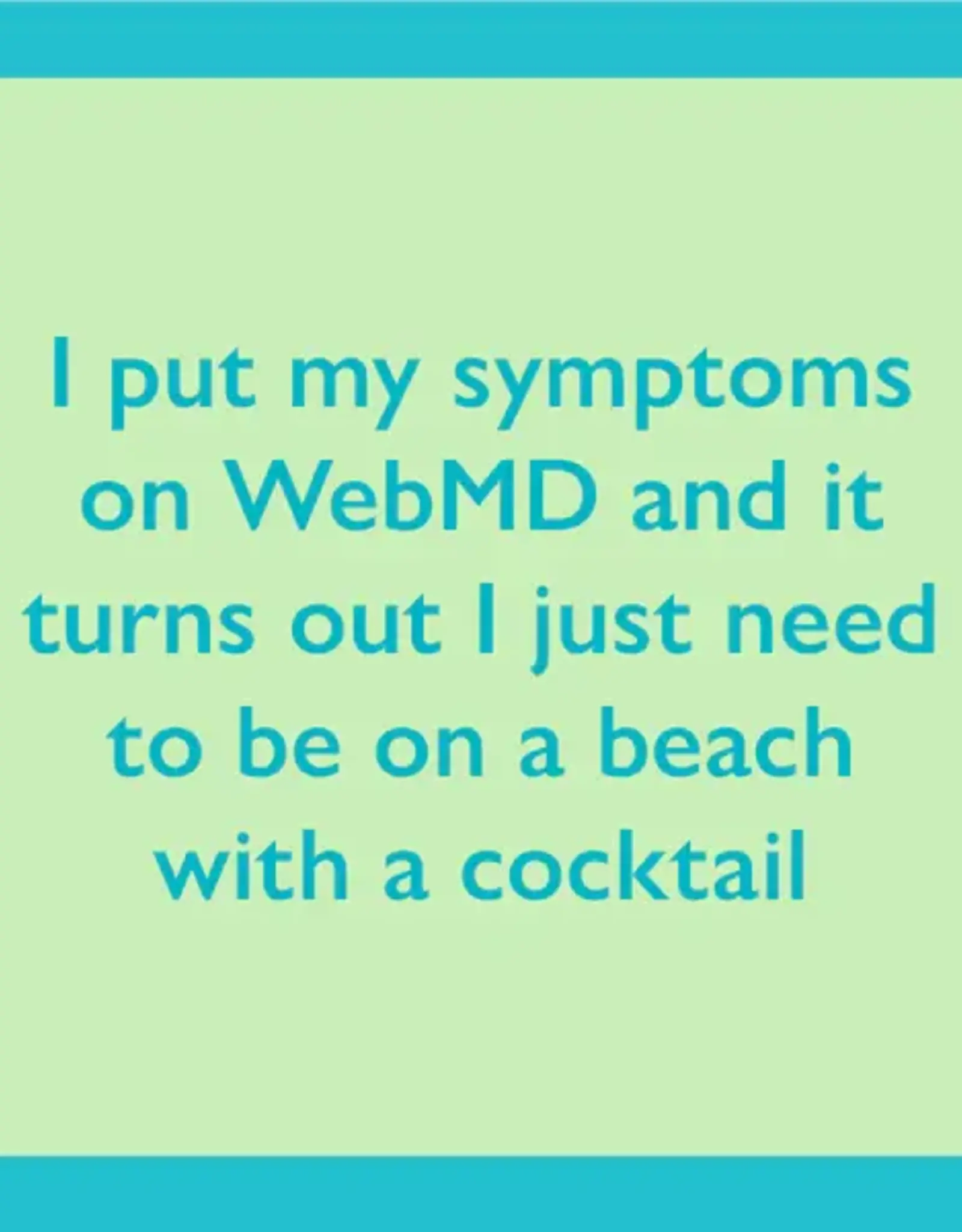 IAMTRA/DRINKS ON ME ID COASTER BEACH WEB MD