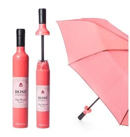 Vinrella V Rose Labeled Wine Umbrella