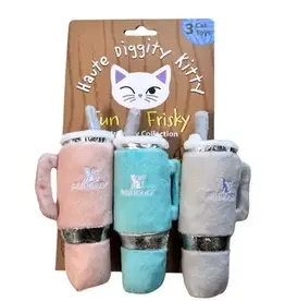 HAUTE DIGGITY DOG HD KITTY SNUGGLE CUP 3 PACK