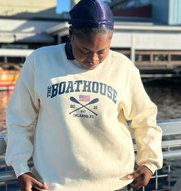 The Idea Girl PADDLE FLAG CREWNECK
