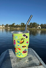 SIESTA DRINKWARE SD BEACH STICKER MINI'S W/LIDS