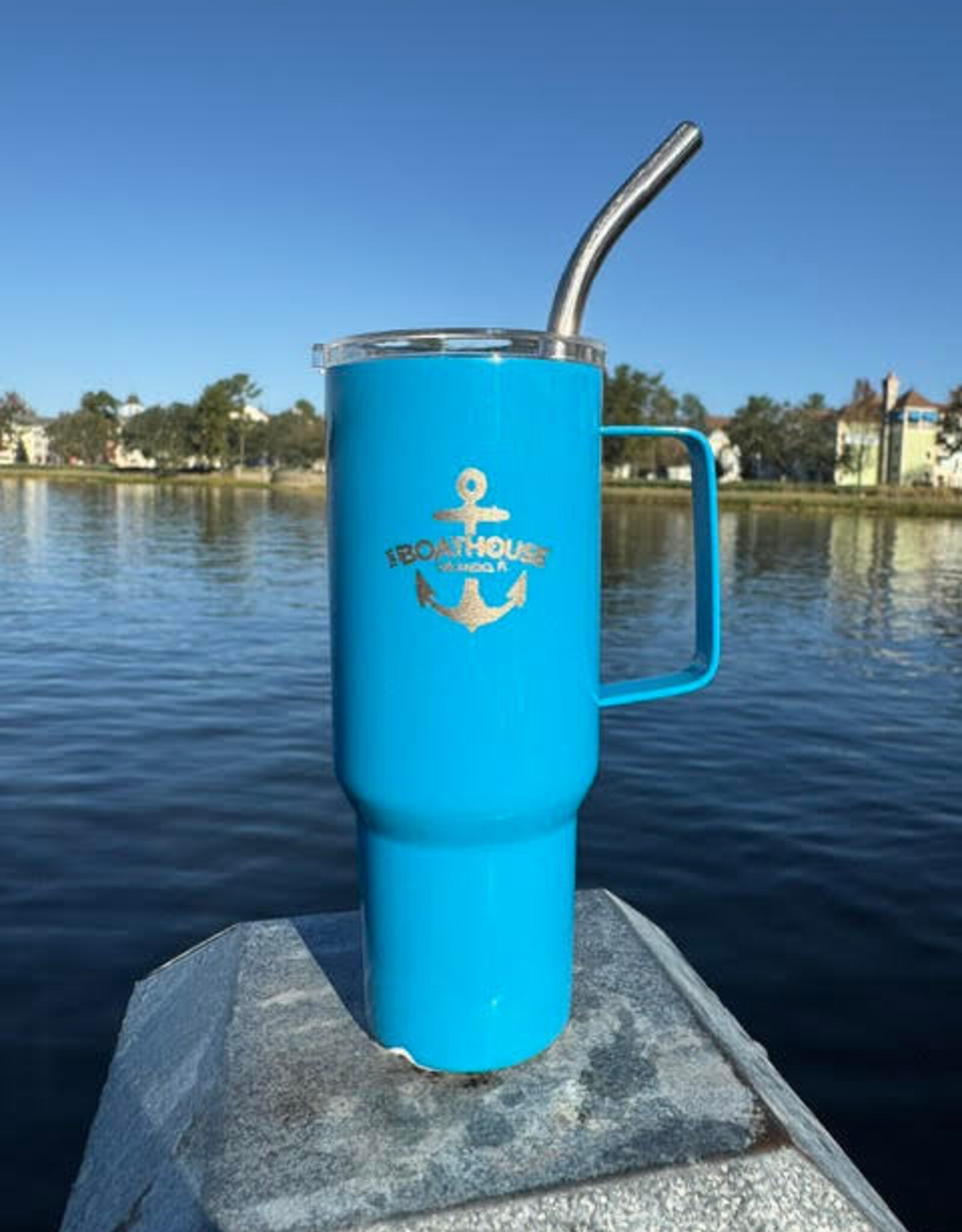 SIESTA DRINKWARE SD STAINLESS STEEL w\ LID AND STRAW