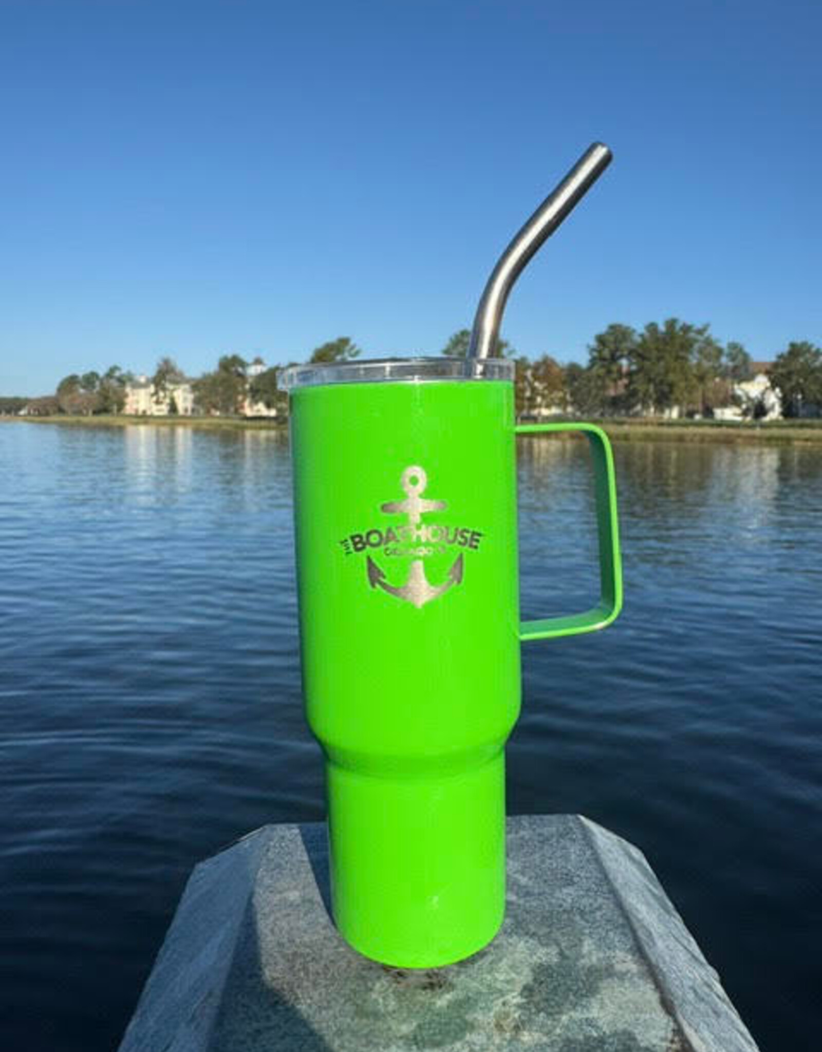 SIESTA DRINKWARE SD STAINLESS STEEL w\ LID AND STRAW