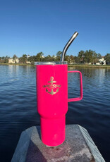 SIESTA DRINKWARE SD STAINLESS STEEL w\ LID AND STRAW