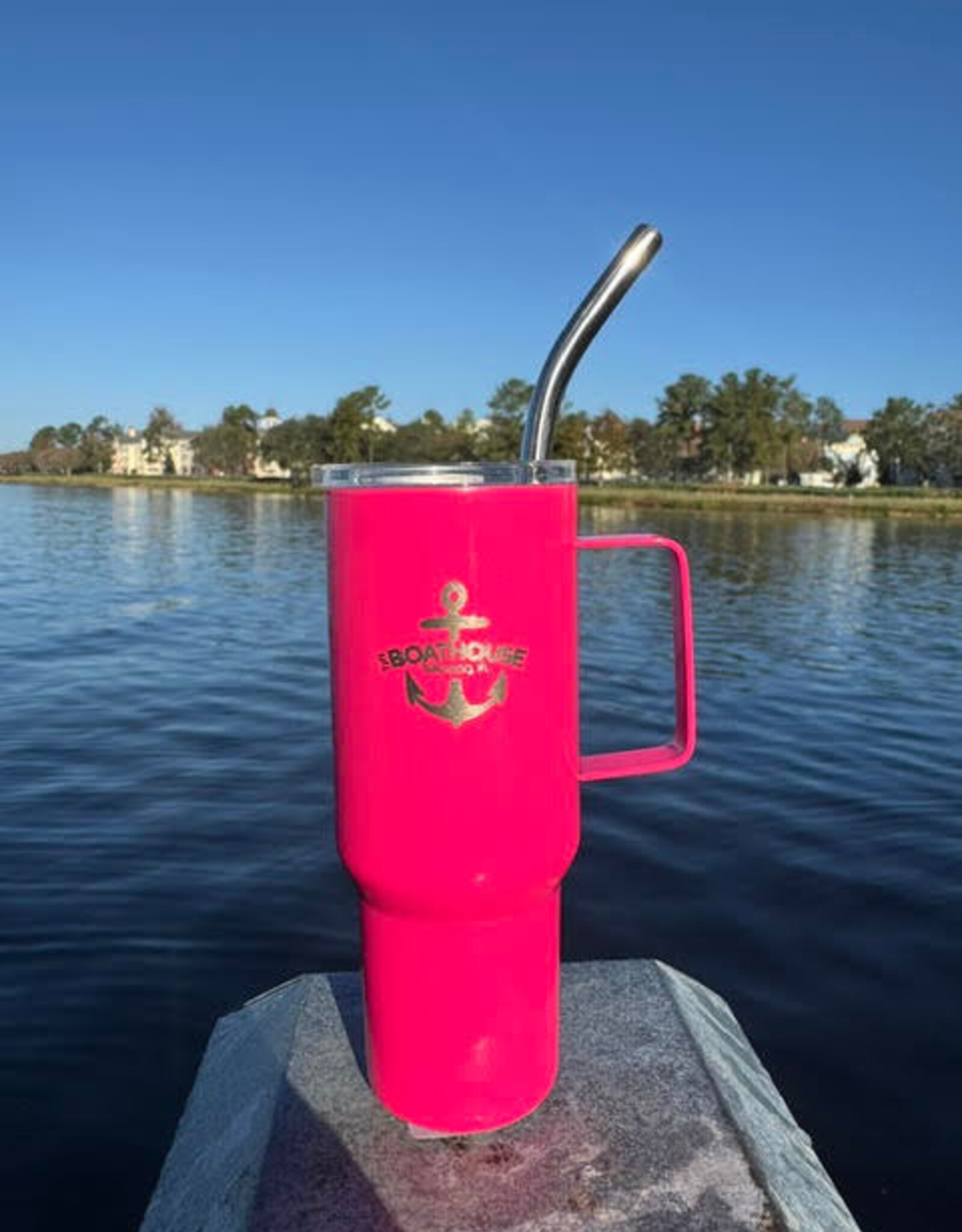 SIESTA DRINKWARE SD STAINLESS STEEL w\ LID AND STRAW