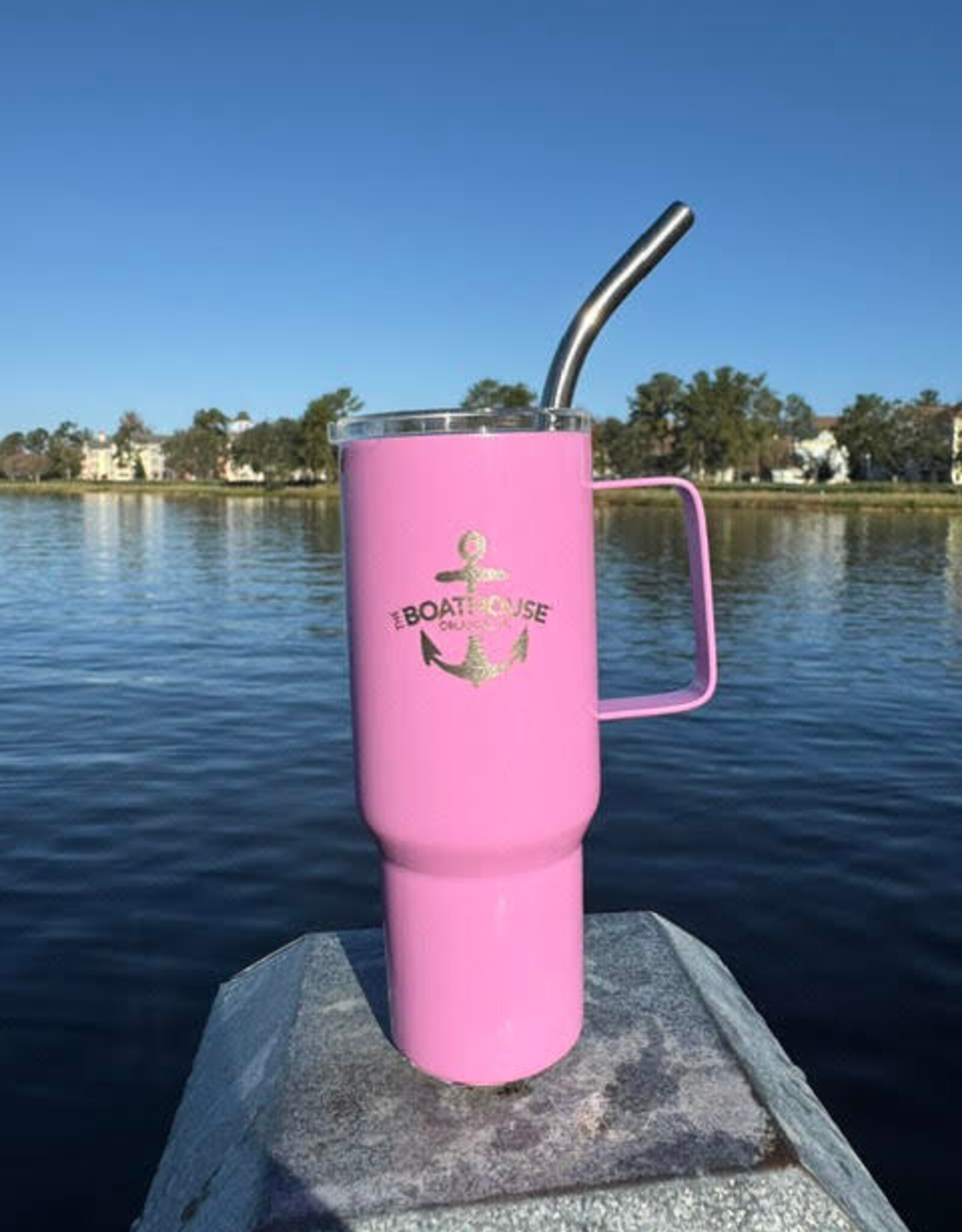 SIESTA DRINKWARE SD STAINLESS STEEL w\ LID AND STRAW