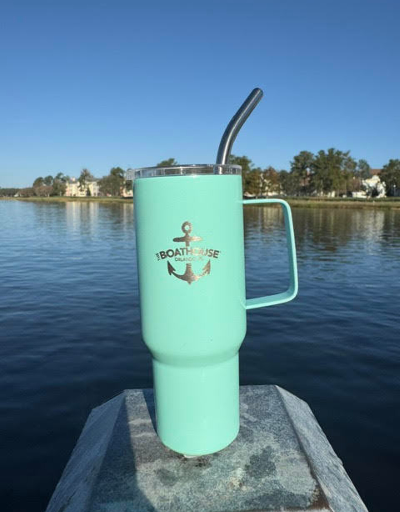 SIESTA DRINKWARE SD STAINLESS STEEL w\ LID AND STRAW
