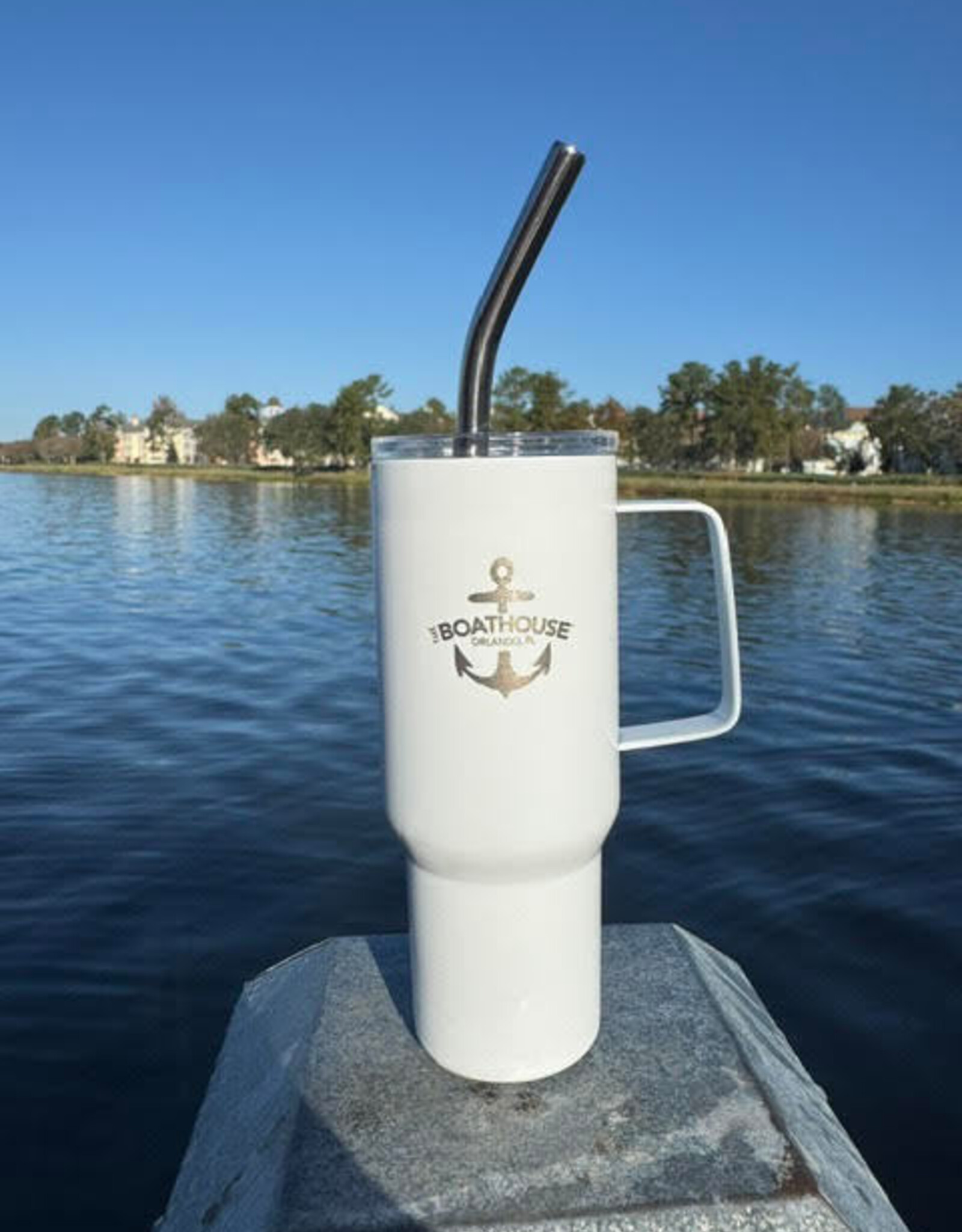 SIESTA DRINKWARE SD STAINLESS STEEL w\ LID AND STRAW