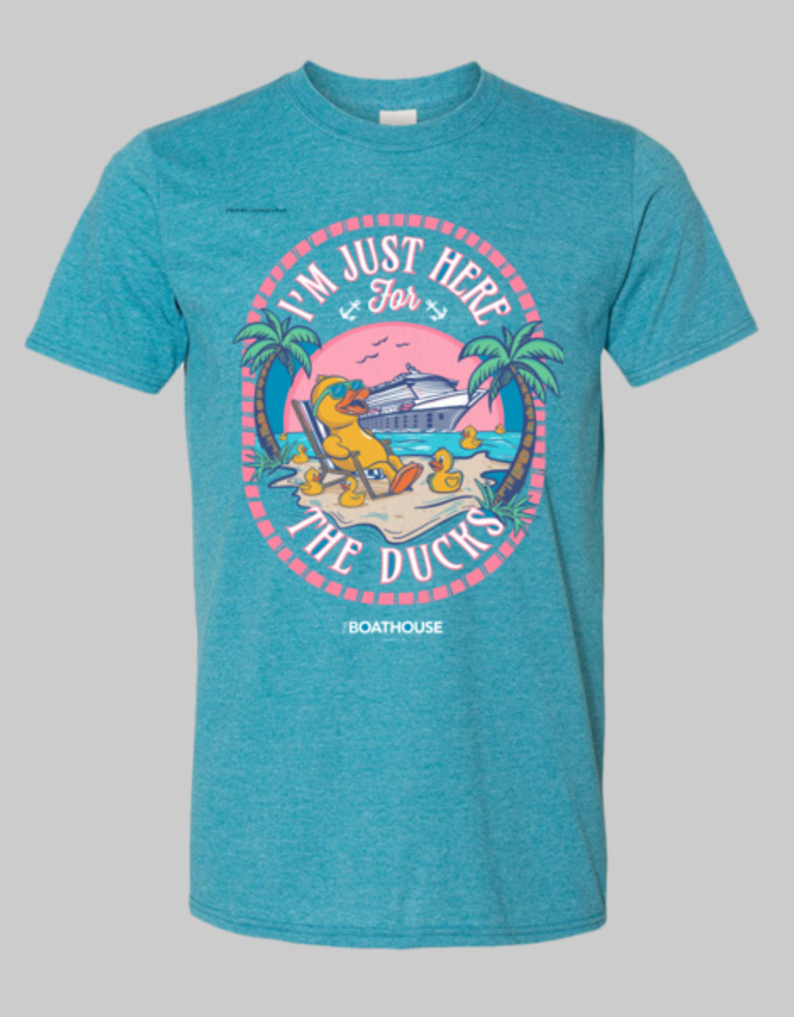 The Idea Girl JUST HERE FOR THE DUCKS TEE