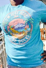 The Idea Girl JUST HERE FOR THE DUCKS TEE