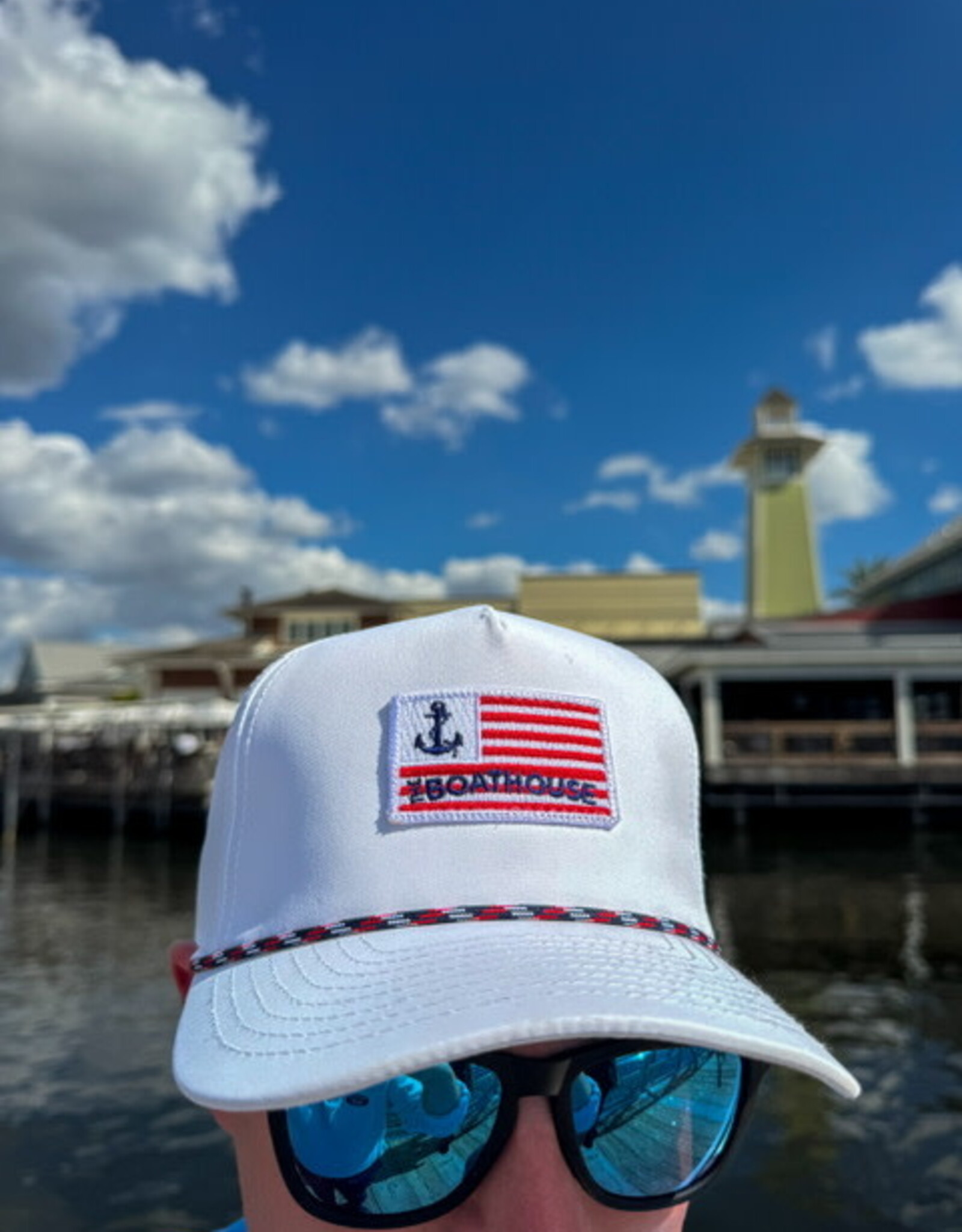 IMPERIAL BH Flag Patch Cap White