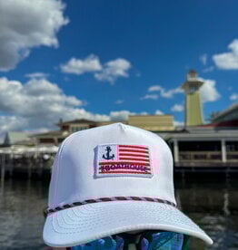 IMPERIAL BH Flag Patch Cap White
