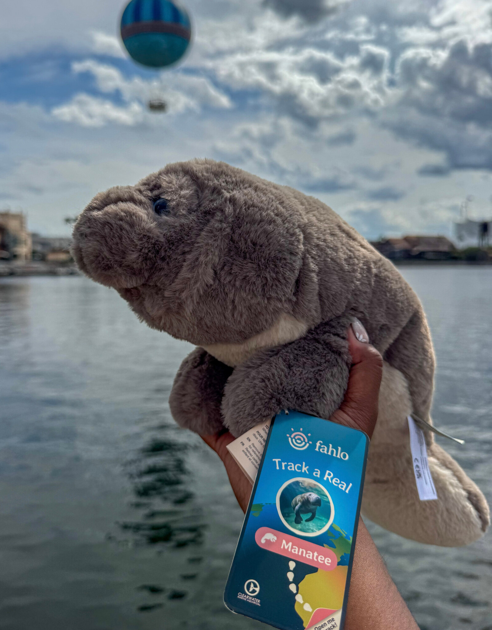FAHLO PLUSH MANATEE