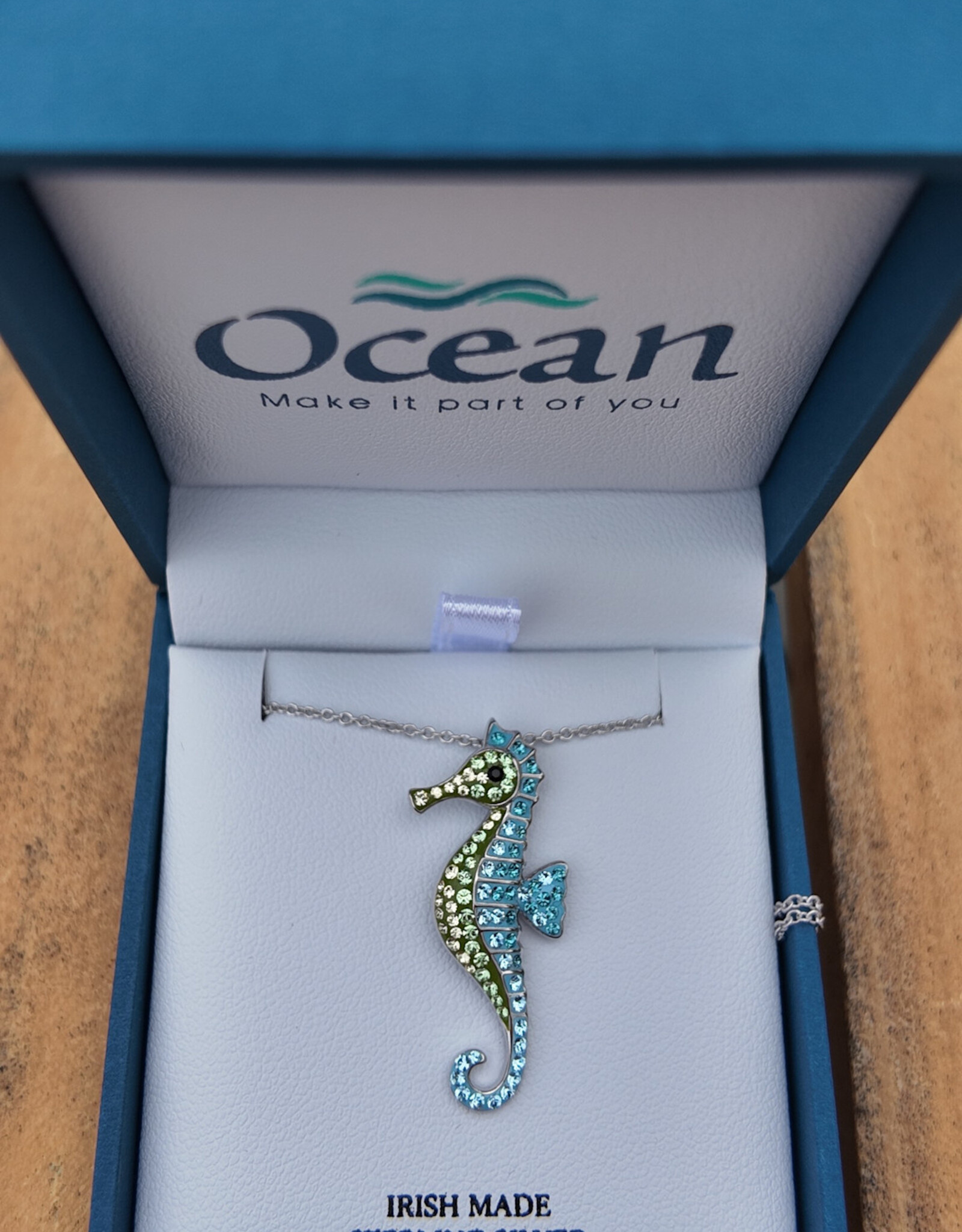 FLAIRCRAFT LIMITED SEA HORSE NECKLACE STERLING SILVER