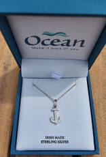 FLAIRCRAFT LIMITED ANCHOR MINI NECKLACE STERLING SILVER