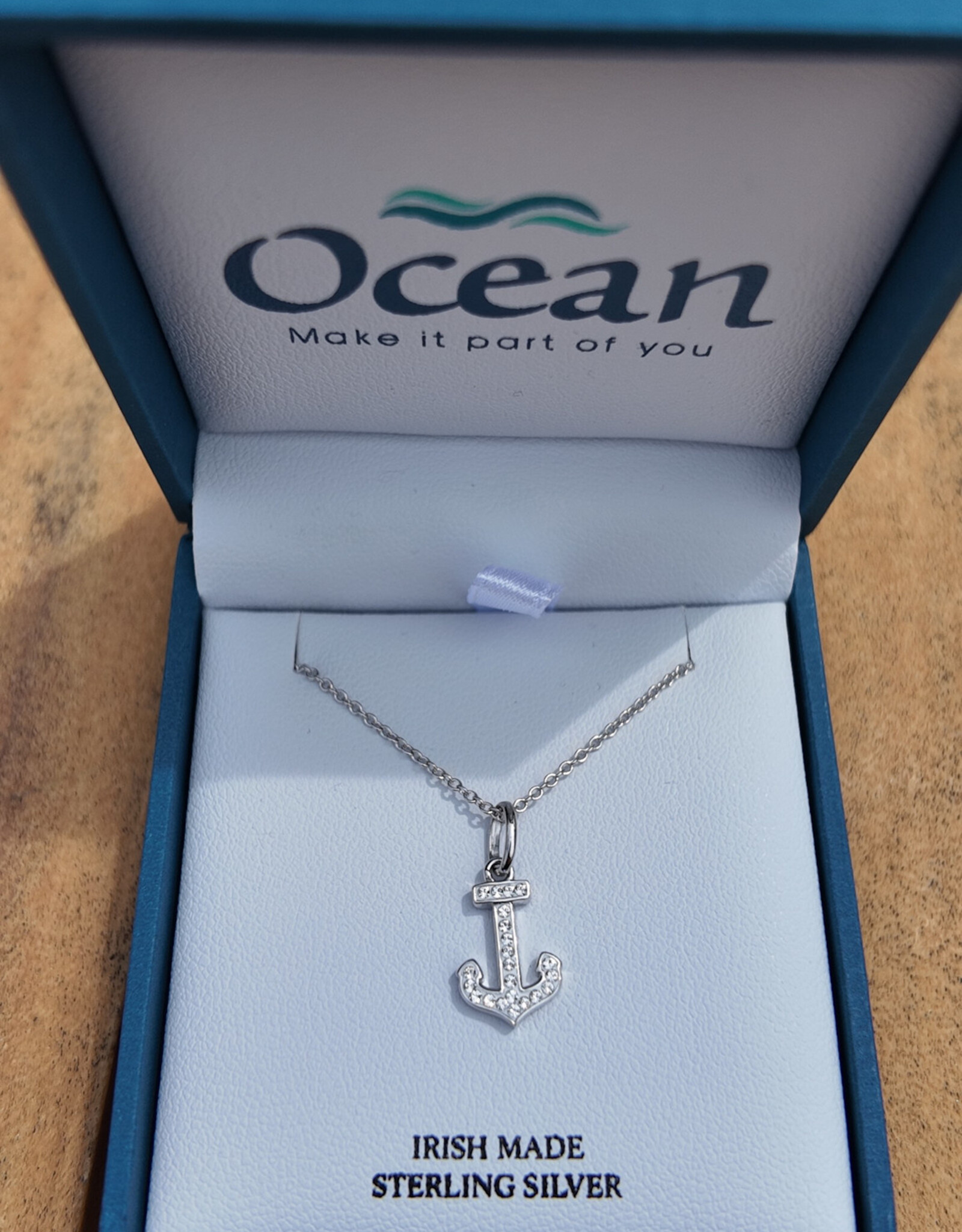FLAIRCRAFT LIMITED ANCHOR MINI NECKLACE STERLING SILVER
