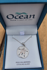 FLAIRCRAFT LIMITED SAND DOLLAR PENDANT SILVER