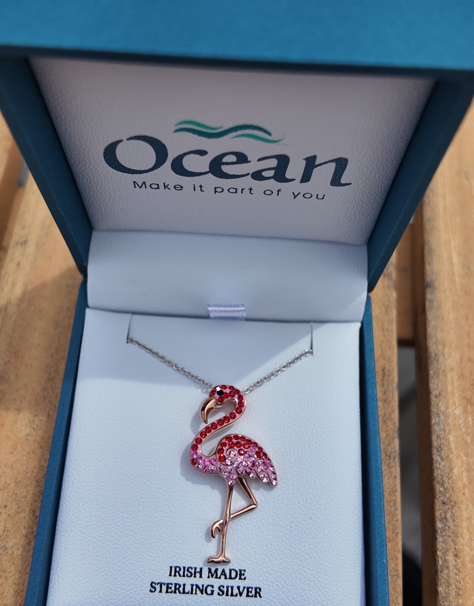 FLAIRCRAFT LIMITED FLAMINGO PENDANT STERLING SILVER